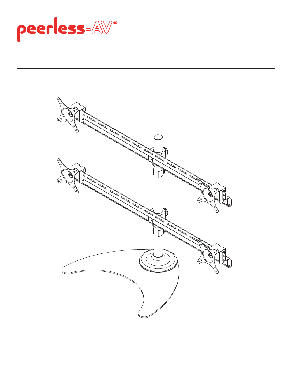 Peerless-AV LCZ-4F430B - Installation User Manual | 23 pages