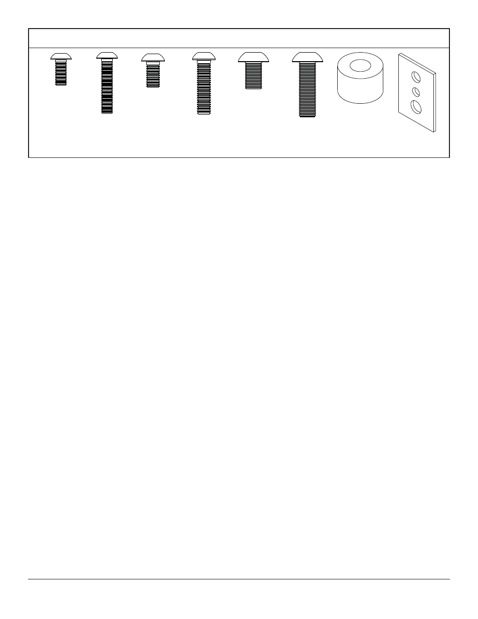 Security adapter bracket fasteners | Peerless-AV FPZ-655 - Installation User Manual | Page 4 / 33