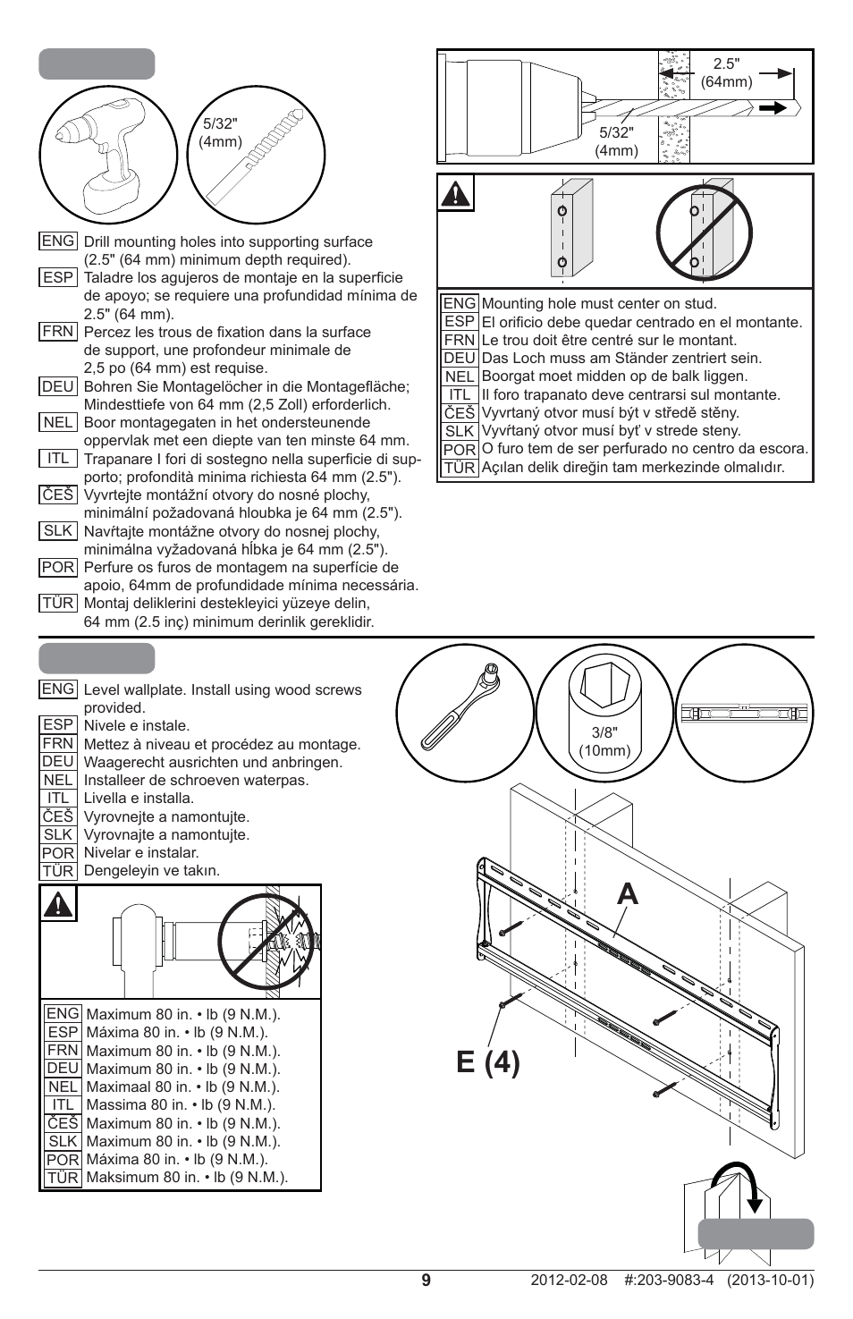Peerless-AV SF650P - Installation User Manual | Page 9 / 20