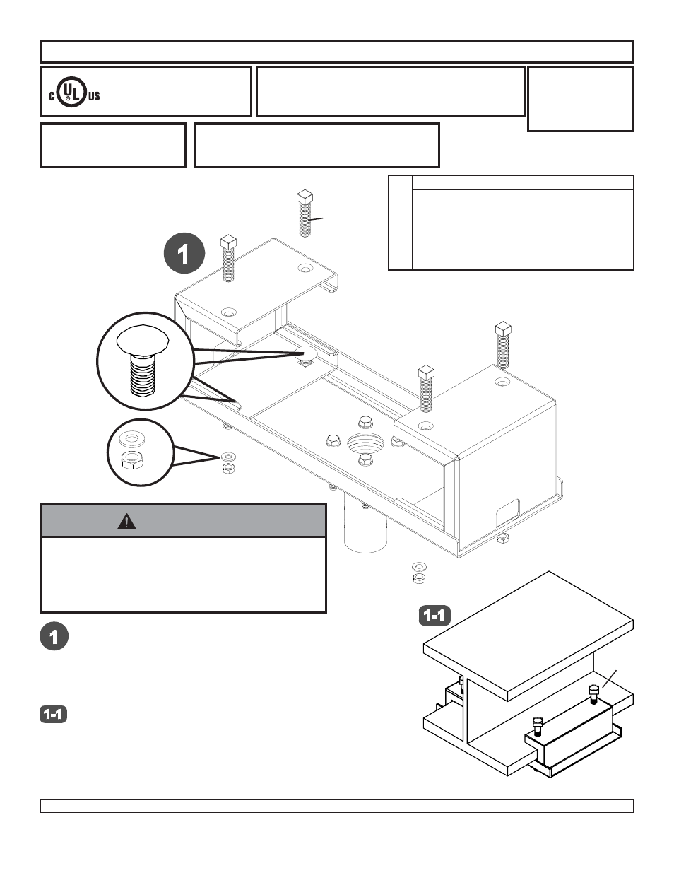 Peerless-AV DCT600 - Installation User Manual | 1 page