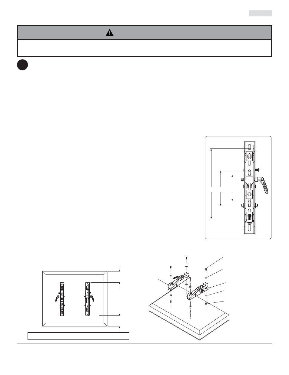 Advertencia, Fi g 2.3 fi g 2.1, Fi g 2.2 | Instalación de los soportes adaptadores | Peerless-AV ST635P - Installation User Manual | Page 13 / 30