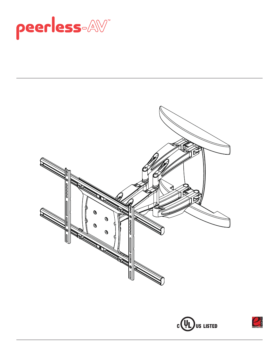 Peerless-AV ESA763PU - Installation User Manual | 50 pages