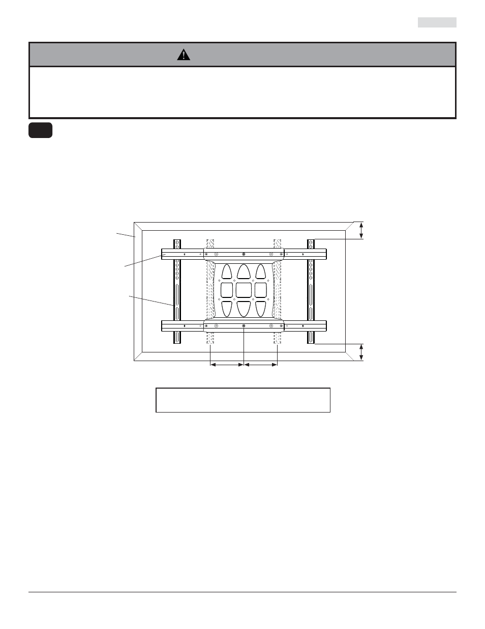 Advertencia, 2 instalación de los soportes adaptadores | Peerless-AV ESA763PU - Installation User Manual | Page 25 / 50