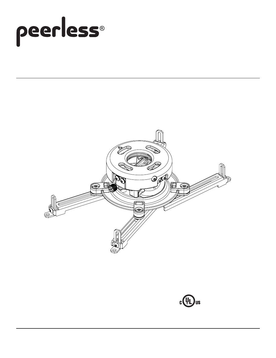 Peerless-AV PRS-UNV-S - Installation User Manual | 12 pages