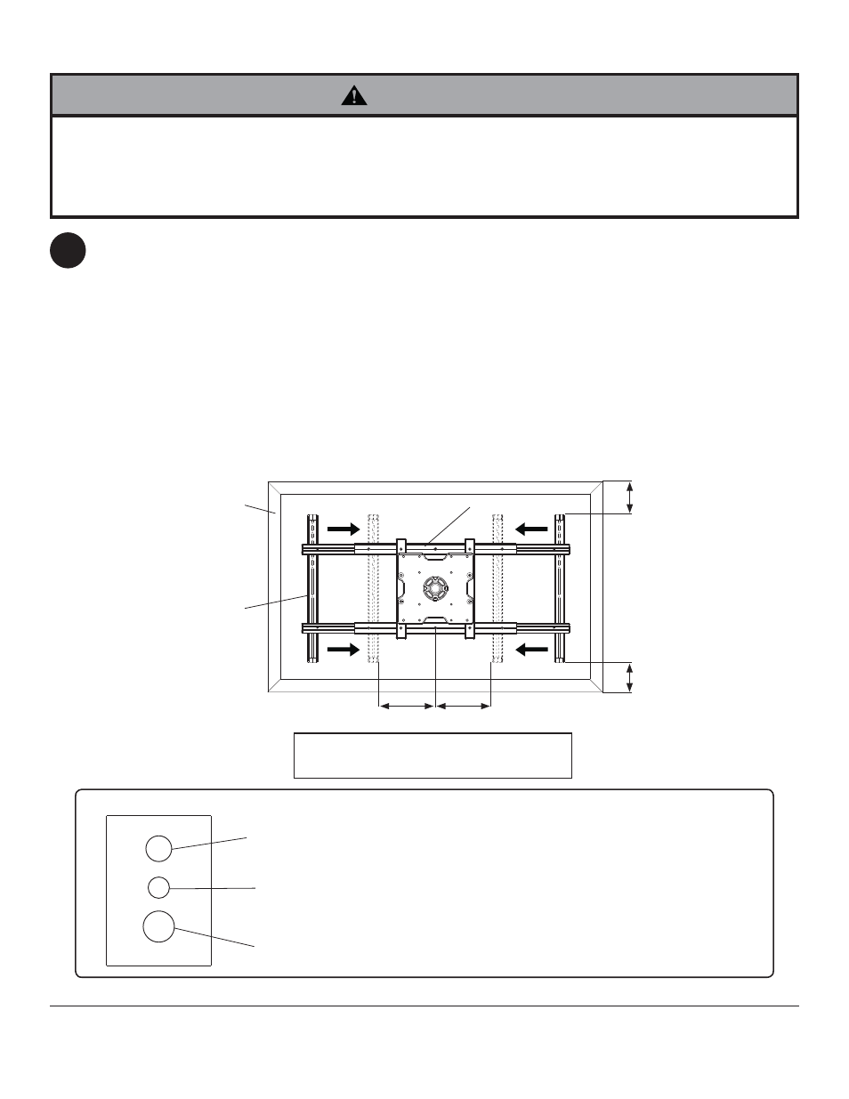 Warning | Peerless-AV ACC925 - Installation User Manual | Page 6 / 9