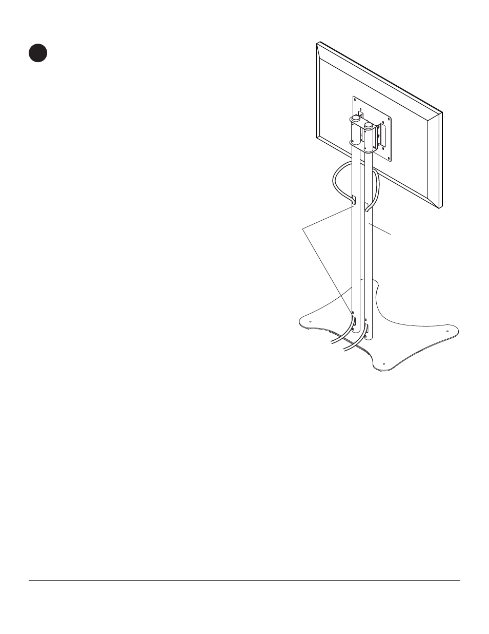 Cable management | Peerless-AV SS560DPS - Installation User Manual | Page 8 / 9