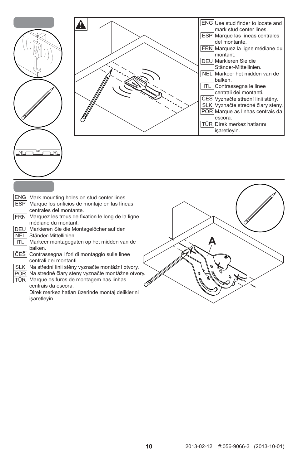 1b-1 1b-2 | Peerless-AV MOD-PRSSKIT300-B - Installation User Manual | Page 10 / 24