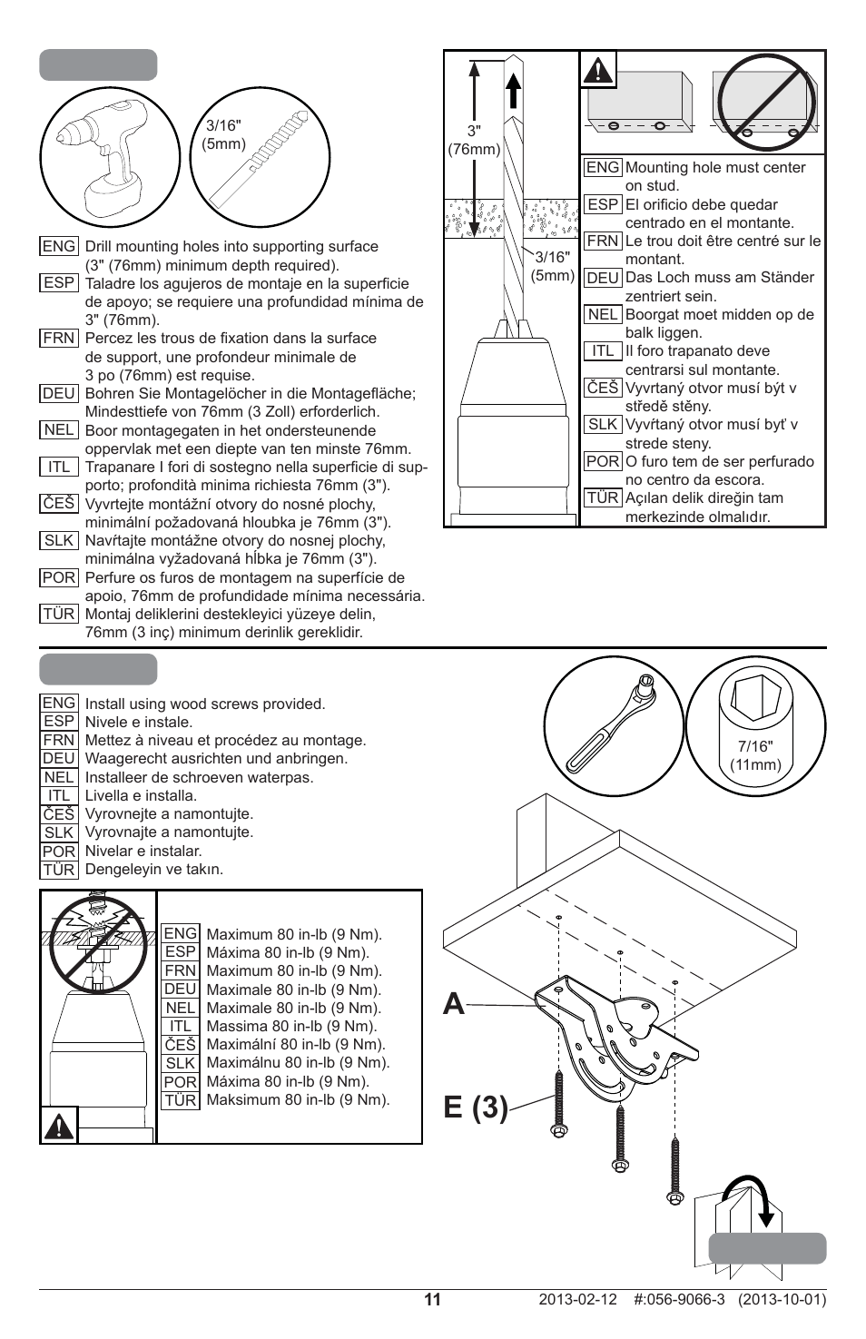 1b-3 2-1, 1b-4 a e (3) | Peerless-AV MOD-PRSSKIT300-B - Installation User Manual | Page 11 / 24