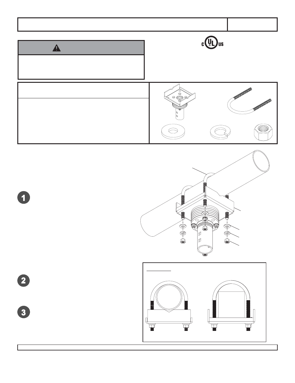 Peerless-AV DCT300 - Installation User Manual | 1 page