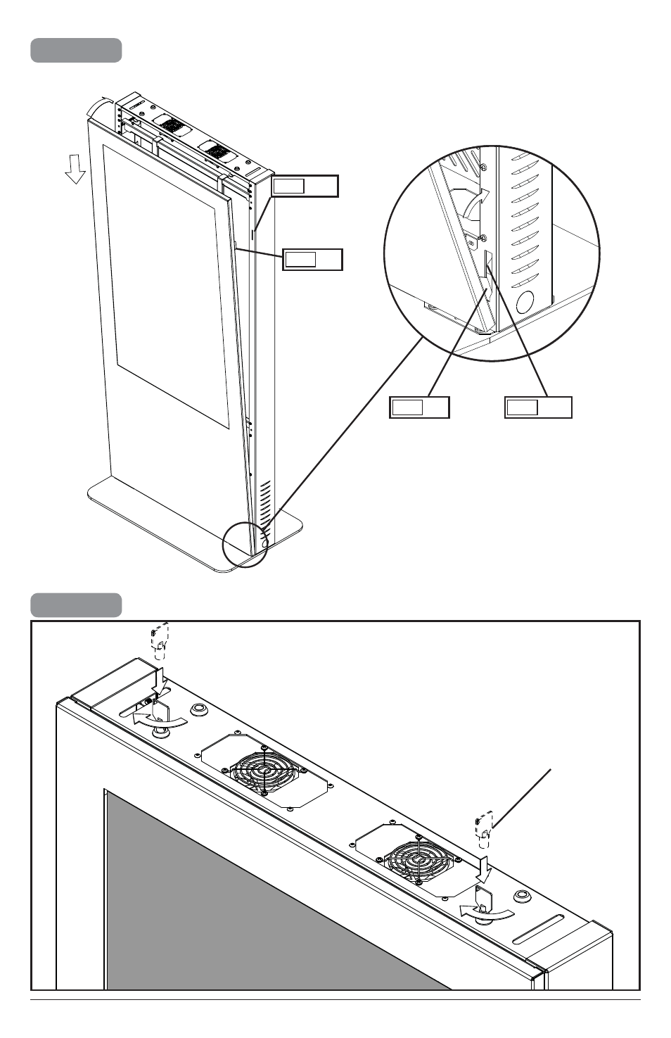 J (2) | Peerless-AV KIP555-S - Installation User Manual | Page 10 / 16