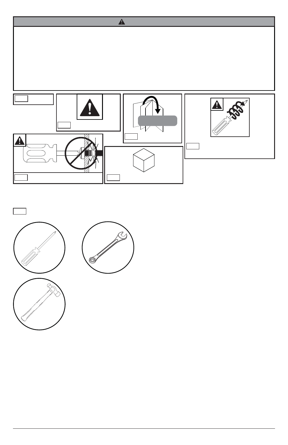 Warning | Peerless-AV KIP555-S - Installation User Manual | Page 2 / 16