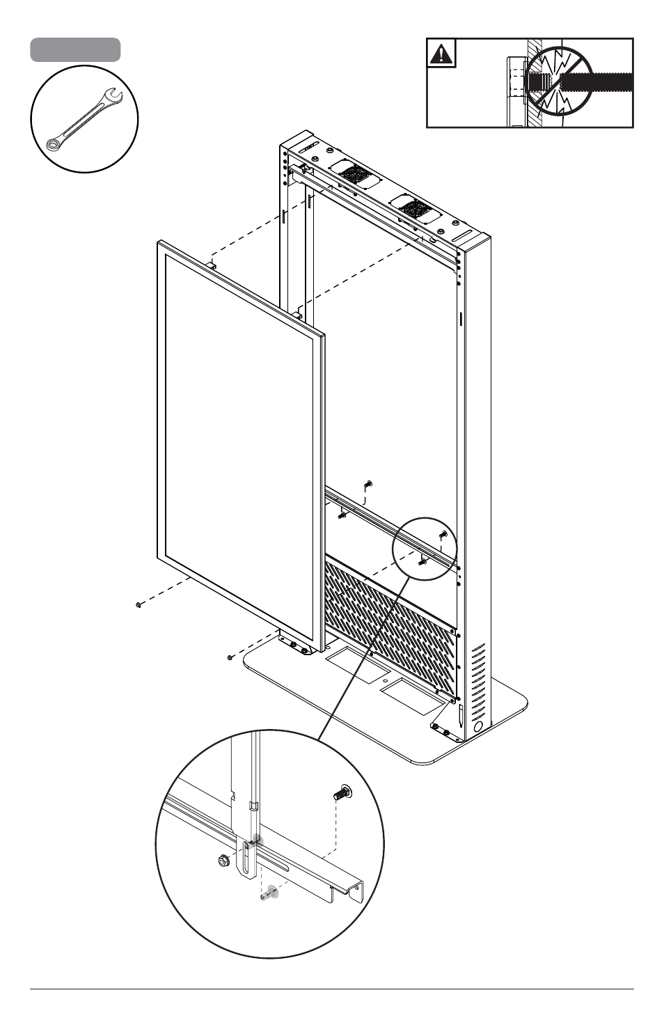 Peerless-AV KIP555-S - Installation User Manual | Page 8 / 16