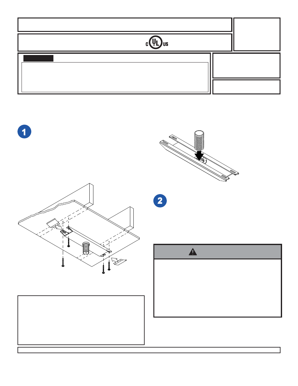 Peerless-AV CMJ490 - Installation User Manual | 2 pages