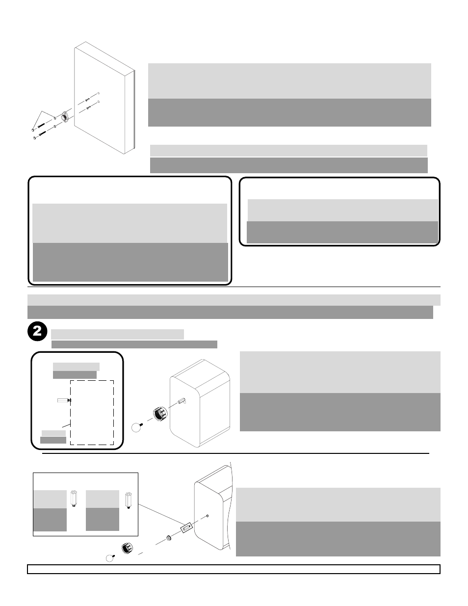 Cd p, Av u t, Dc k | Peerless-AV PM732W - Installation User Manual | Page 3 / 4
