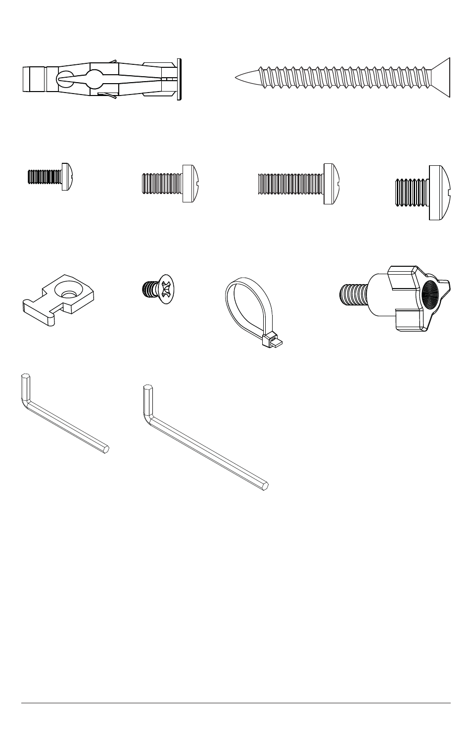 D (2), E (2), M (1) | J (3), L (3), K (3) c (1) n (1), H (4), F (4), G (4), I (4) | Peerless-AV YBP2X2 - Installation User Manual | Page 6 / 20