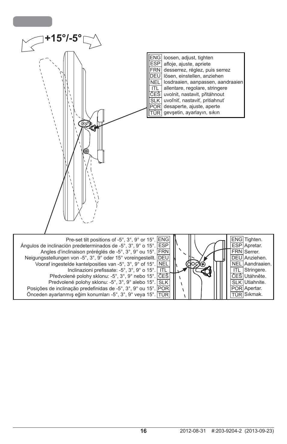 Peerless-AV STL670 - Installation User Manual | Page 16 / 20