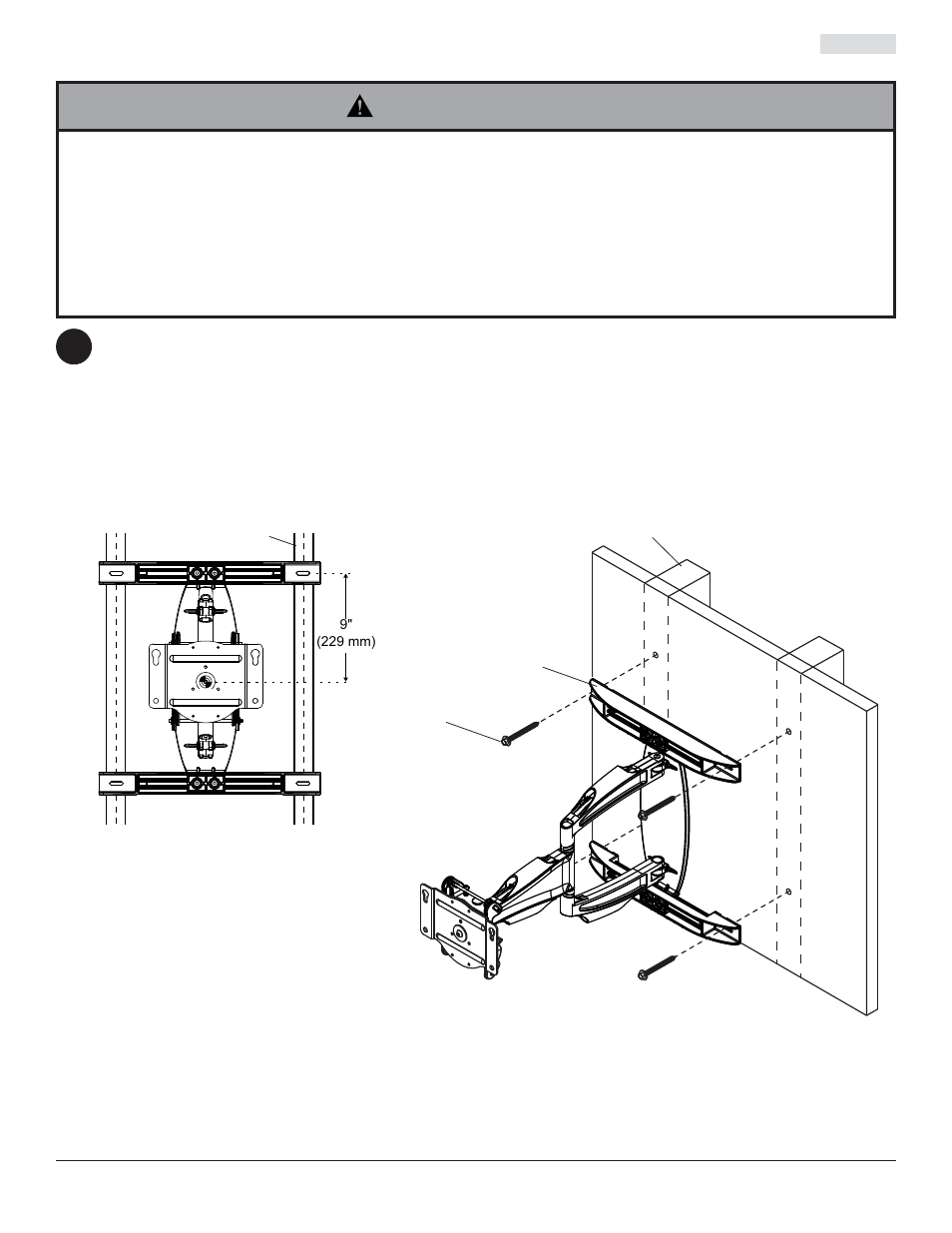 Advertencia | Peerless-AV SA761PU-AW - Installation User Manual | Page 23 / 53