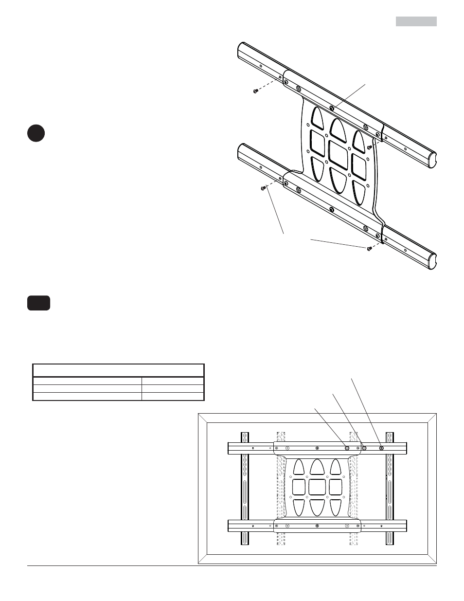 Installation des supports adaptateurs à l'écran | Peerless-AV SA761PU-AW - Installation User Manual | Page 42 / 53