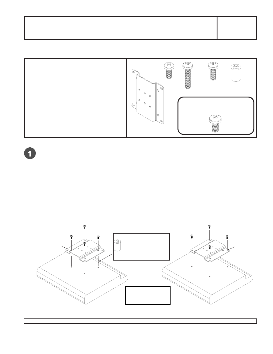 Peerless-AV LC-100 - Installation User Manual | 1 page