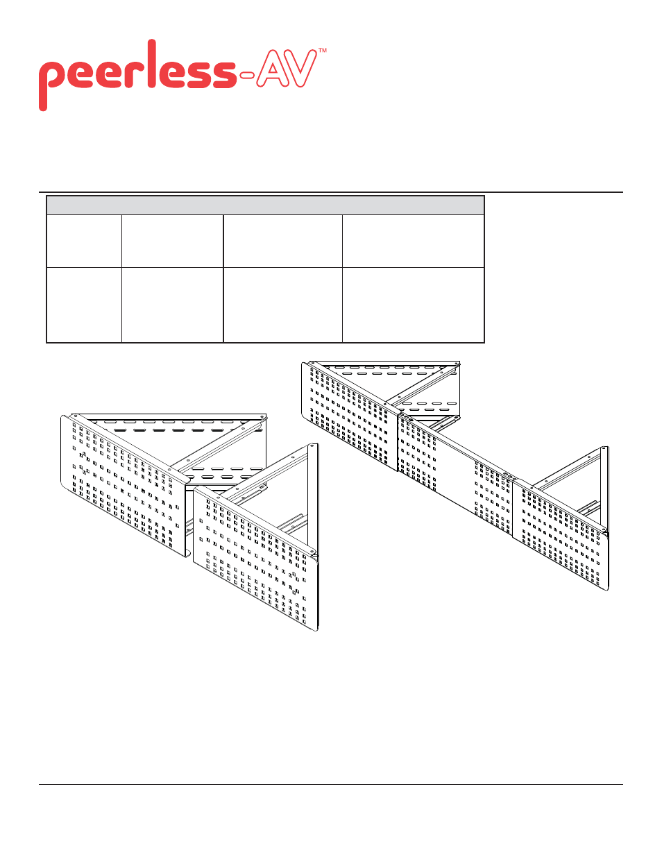 Peerless-AV CM60-S - Installation User Manual | 30 pages