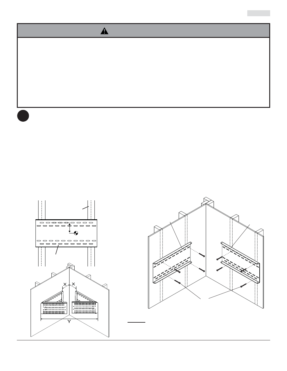 Advertencia, Detalle 1 | Peerless-AV CM60-S - Installation User Manual | Page 14 / 30