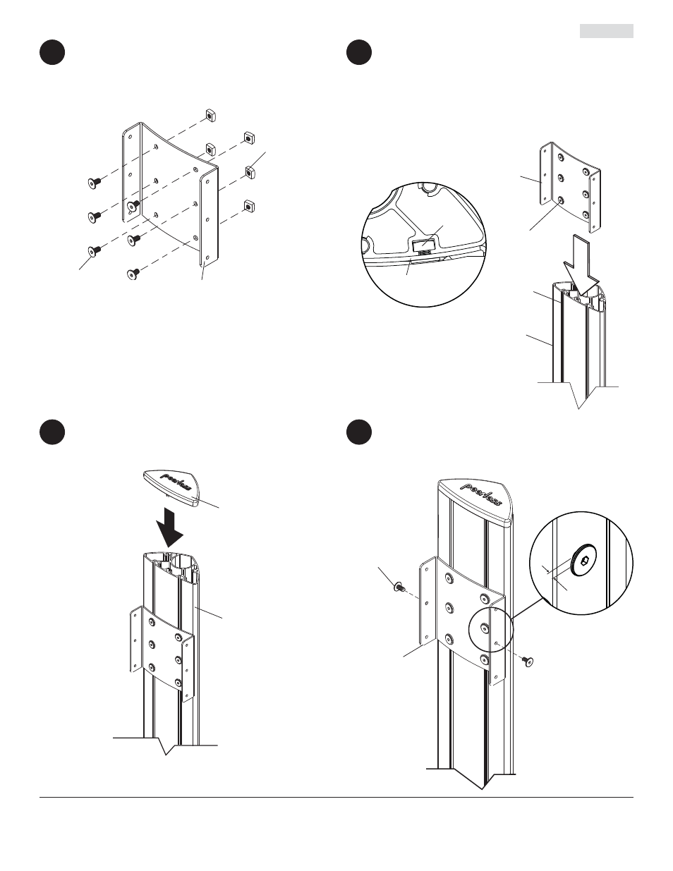 La m m h | Peerless-AV SS560G - Installation User Manual | Page 22 / 41