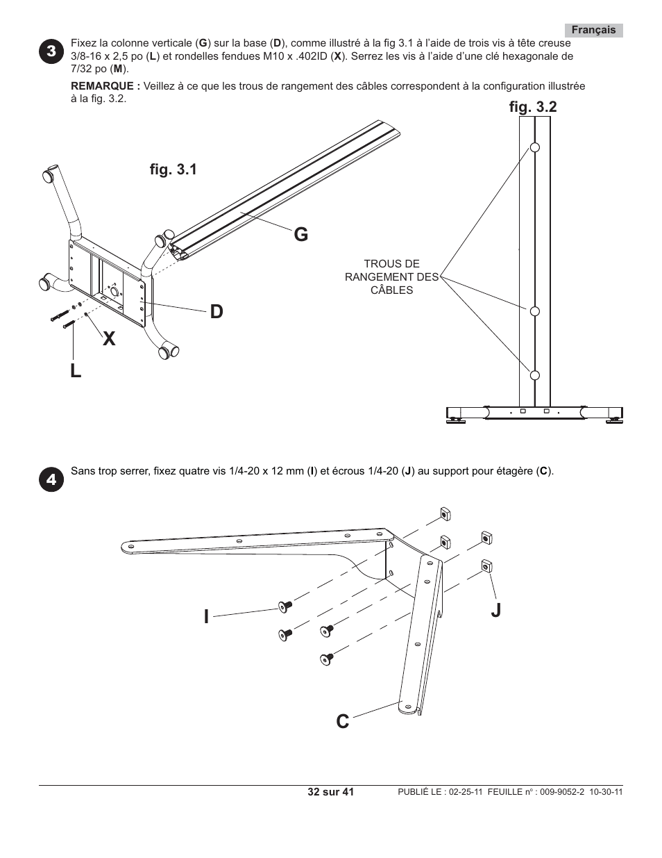 Ci j, Ld g x | Peerless-AV SS560M - Installation User Manual | Page 32 / 41