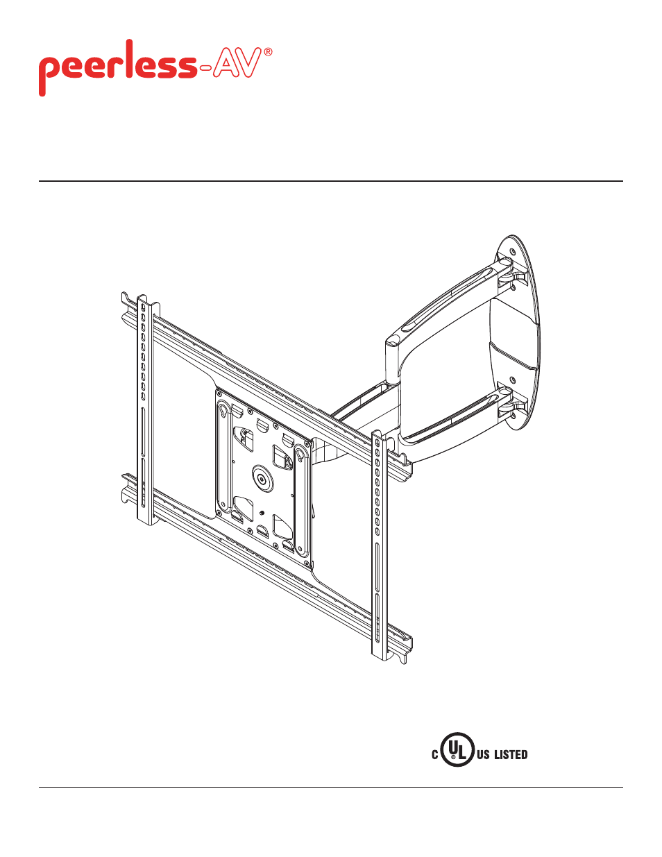 Peerless-AV SAX755PU - Installation User Manual | 38 pages