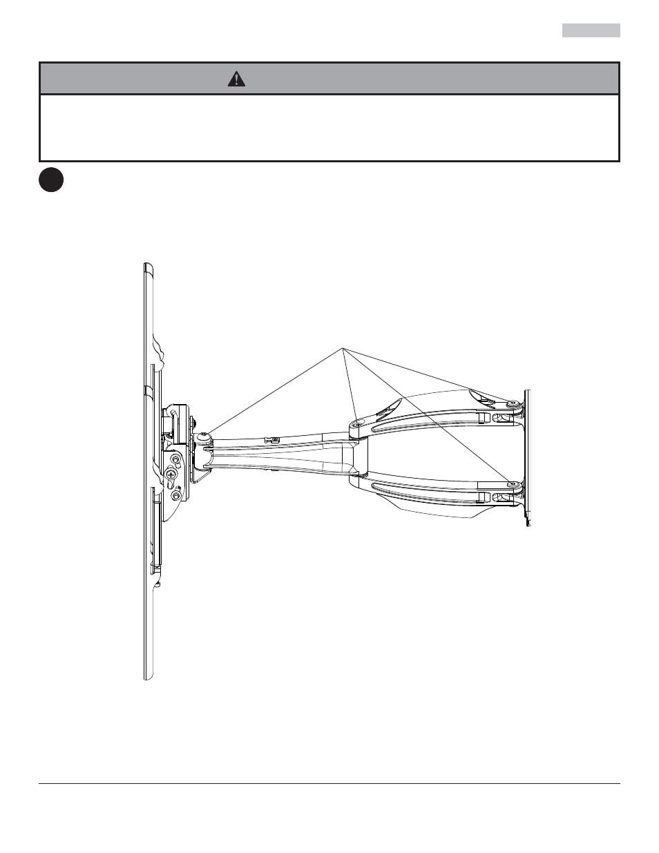Avertissement, 6réglage de la tension du bras | Peerless-AV ESA746PU - Installation User Manual | Page 33 / 35