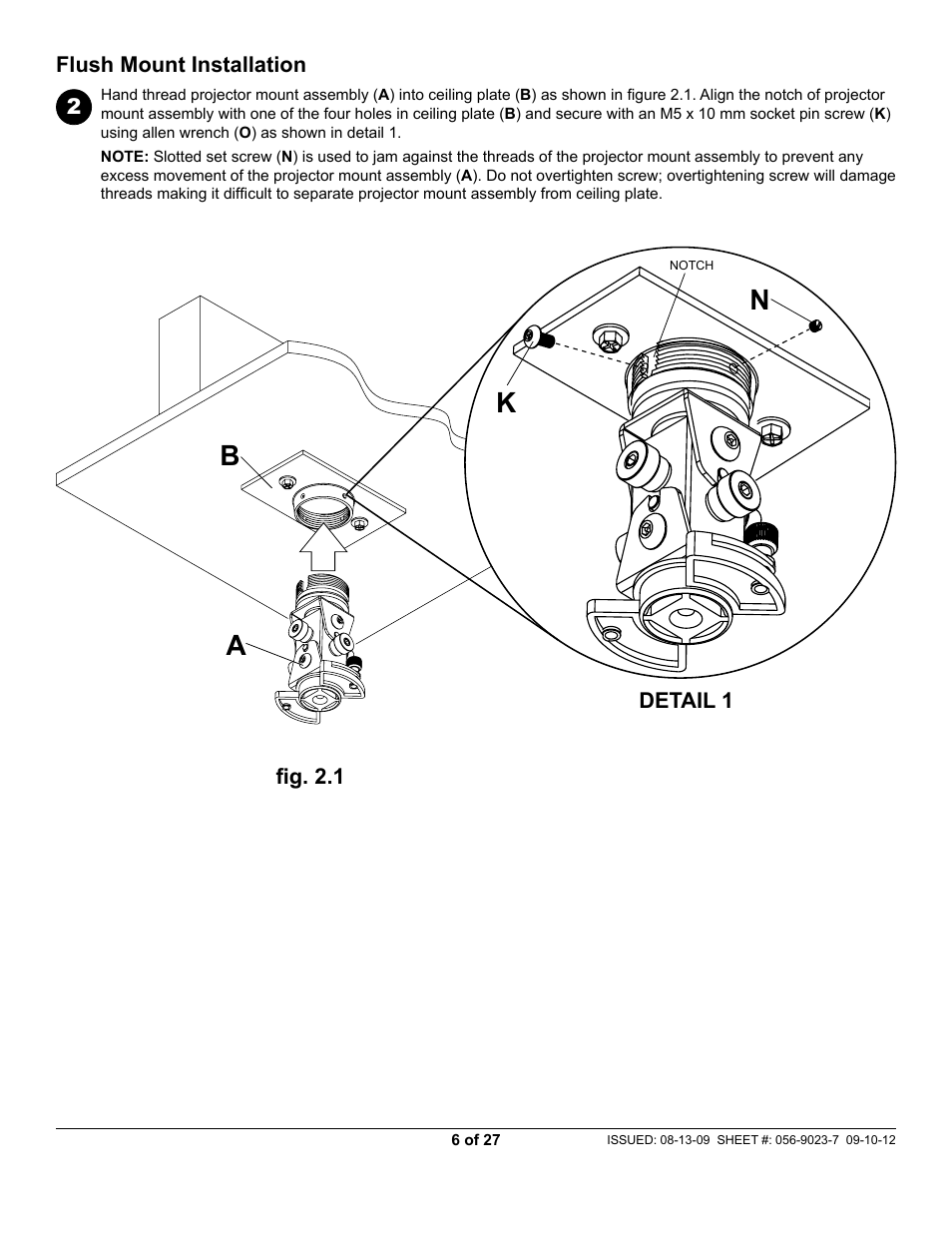 Bk n a | Peerless-AV PAG-UNV-HD - Installation User Manual | Page 6 / 27