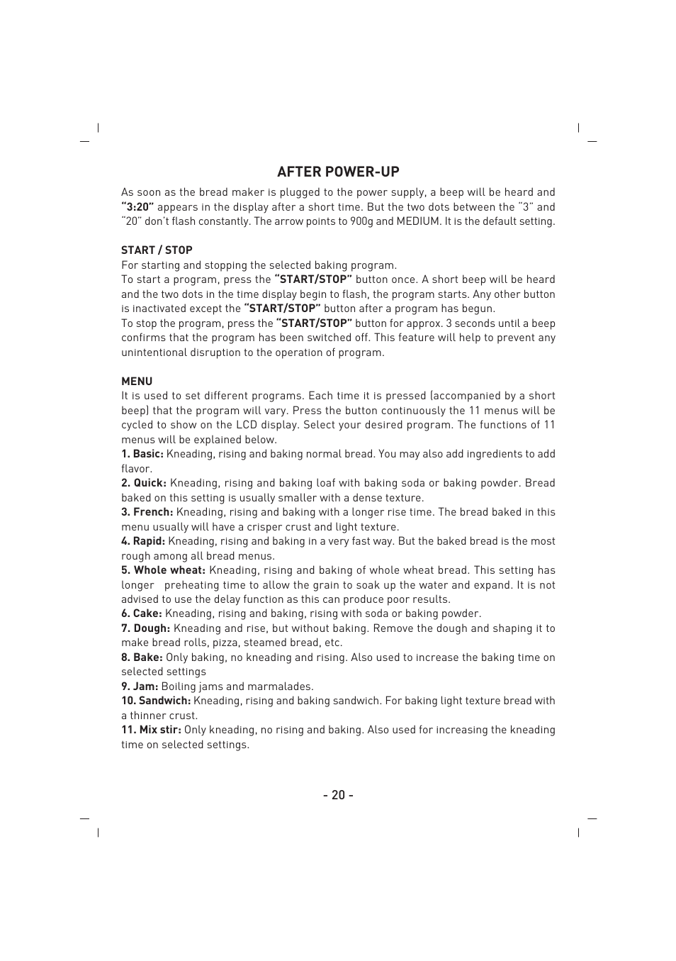 SINBO SBM 4713 User Manual | Page 21 / 52