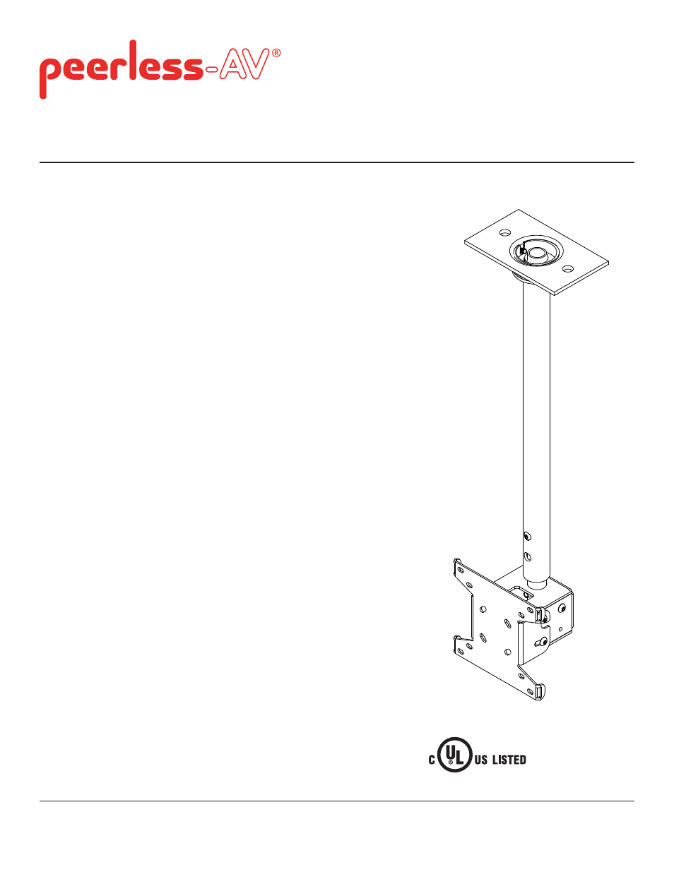 Peerless-AV LCC-36S - Installation User Manual | 12 pages