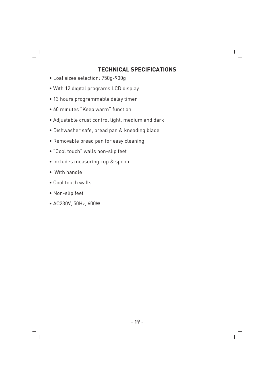 SINBO SBM 4711 User Manual | Page 20 / 40