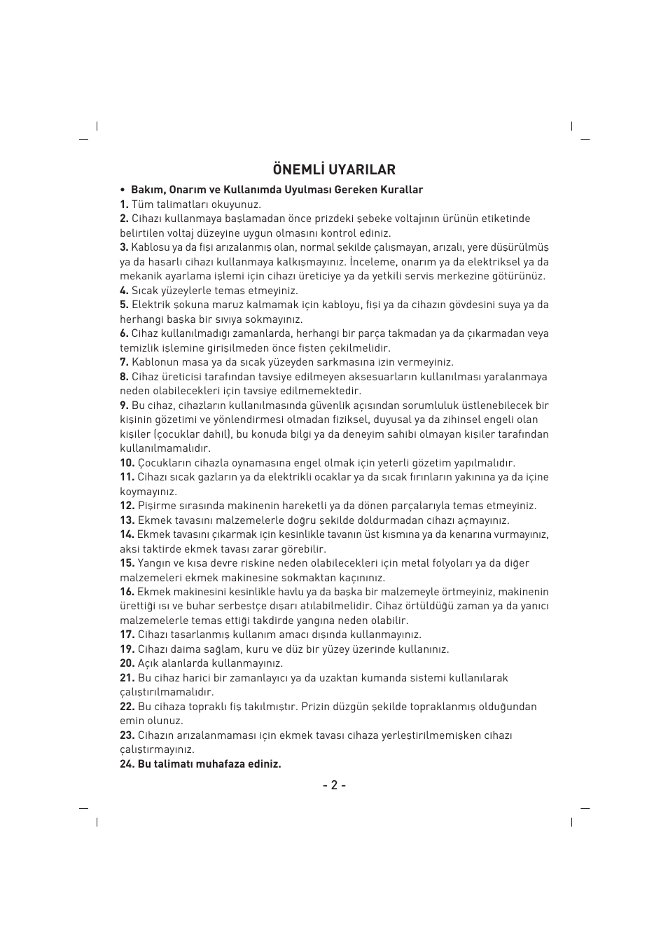 SINBO SBM 4711 User Manual | Page 3 / 40