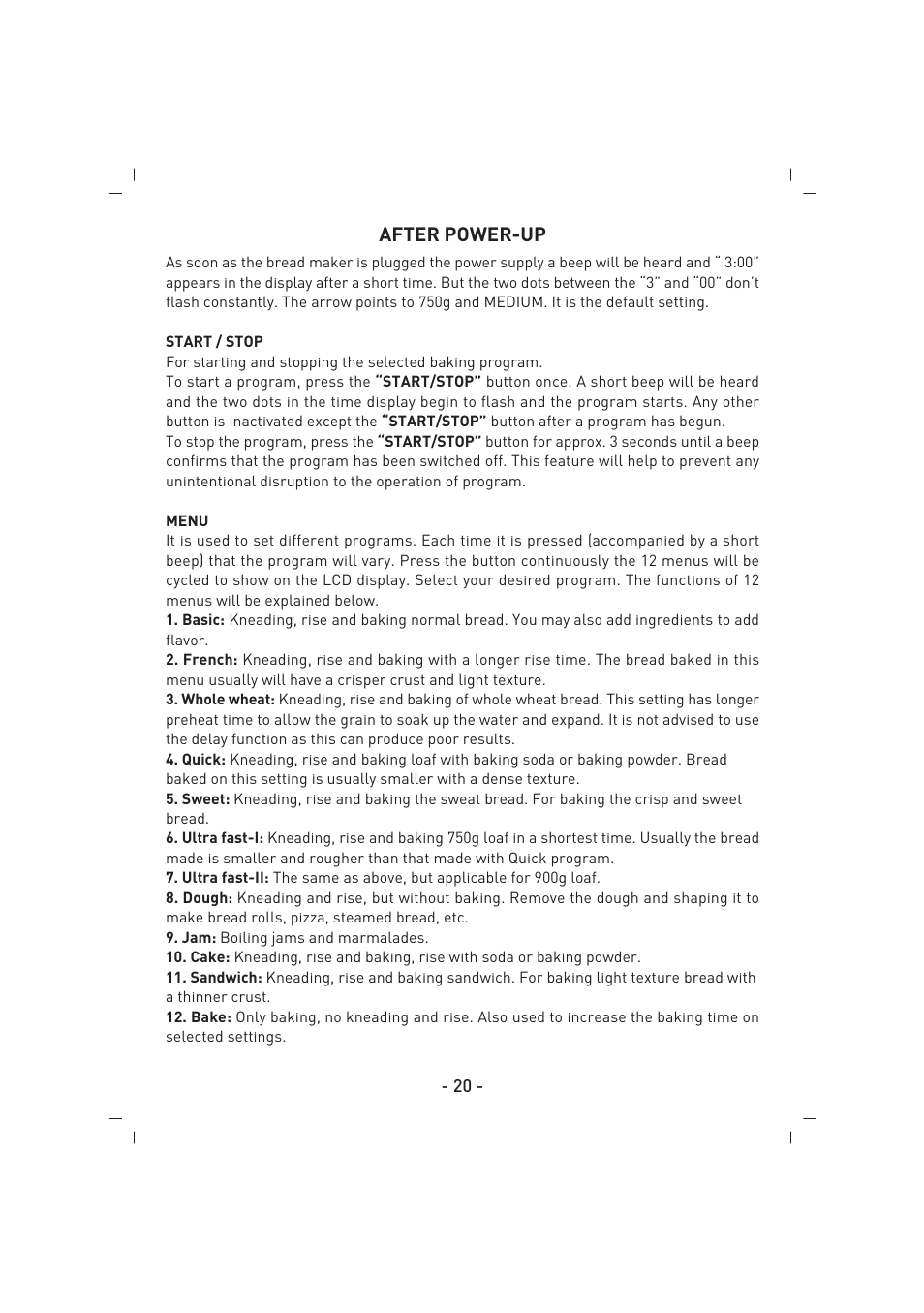 SINBO SBM 4712 User Manual | Page 21 / 52