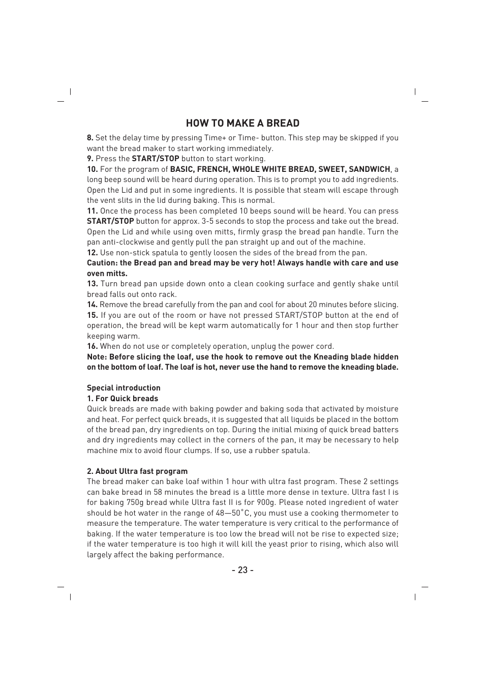 SINBO SBM 4712 User Manual | Page 24 / 52