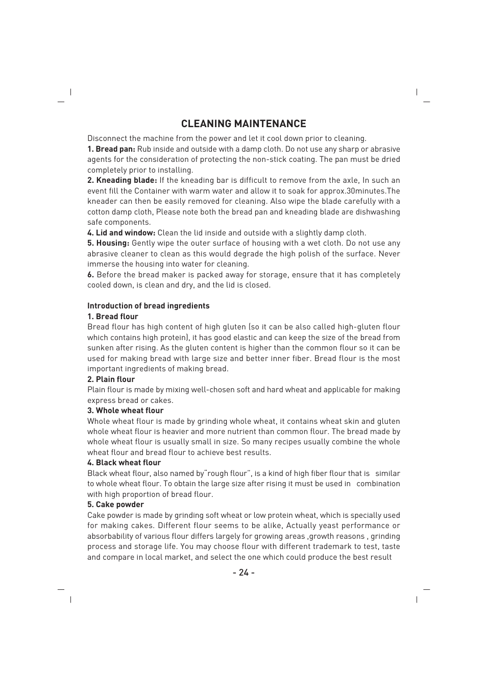 SINBO SBM 4712 User Manual | Page 25 / 52