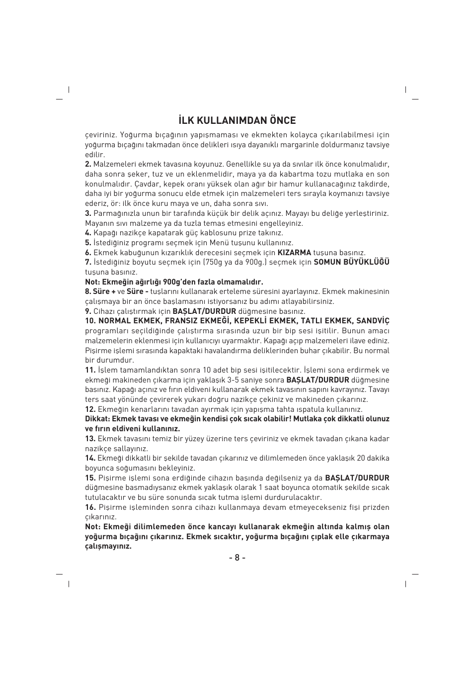 SINBO SBM 4712 User Manual | Page 9 / 52