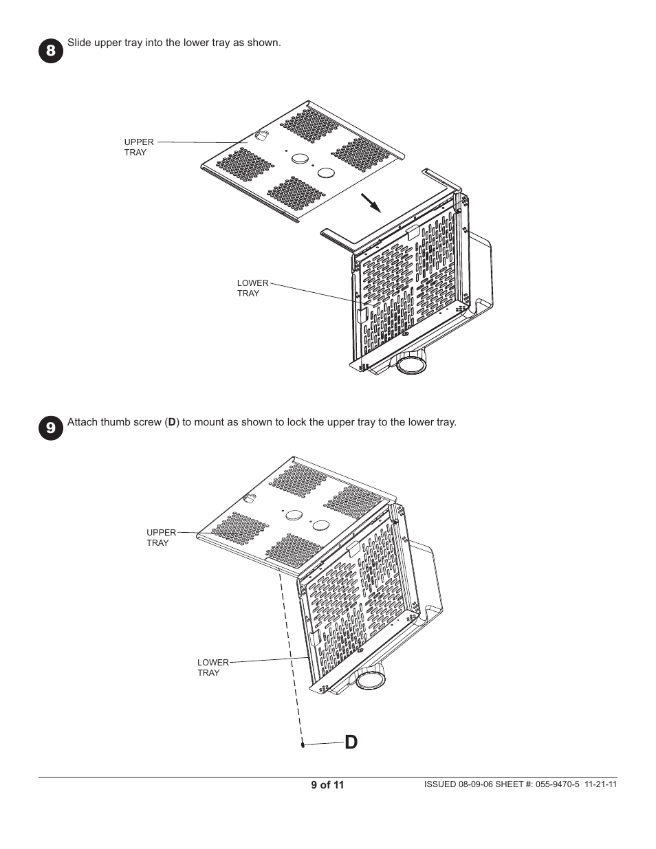 Peerless-AV PSMU-PRS - Installation User Manual | Page 9 / 11