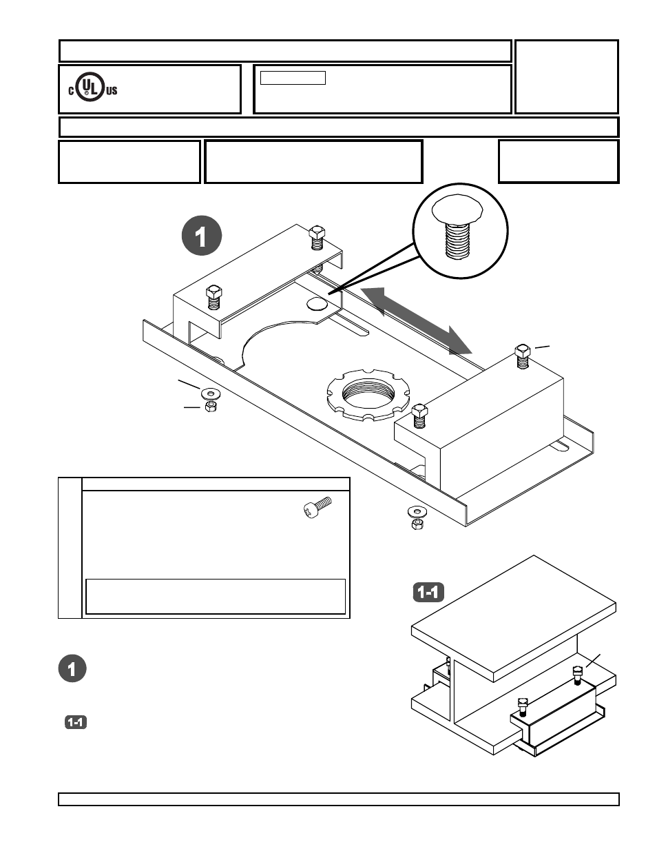 Peerless-AV ACC559 - Installation User Manual | 1 page