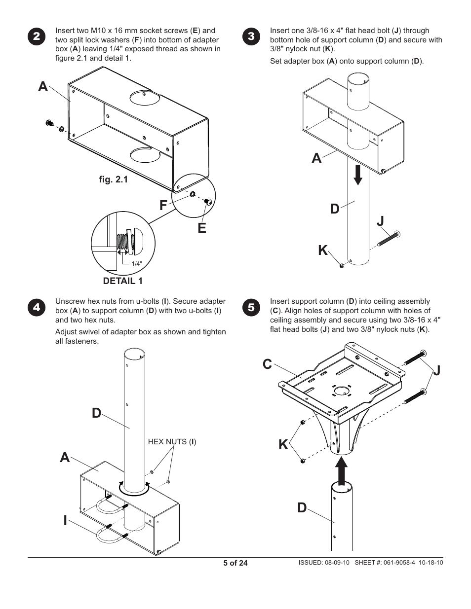 Peerless-AV FPECMC-04 - Installation User Manual | Page 5 / 24