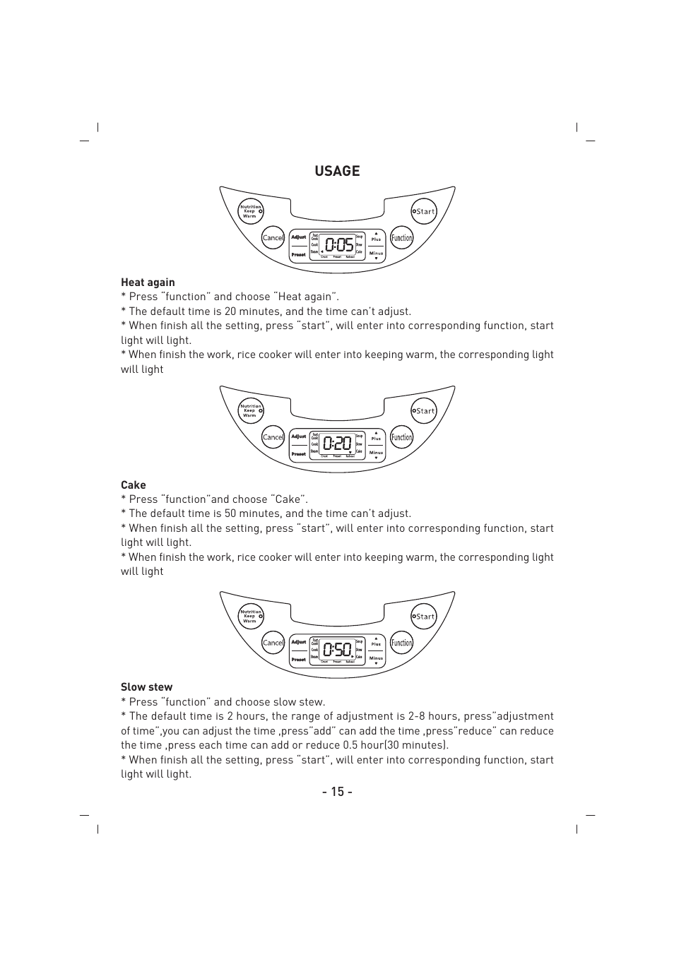 SINBO SCO 5032 User Manual | Page 16 / 82