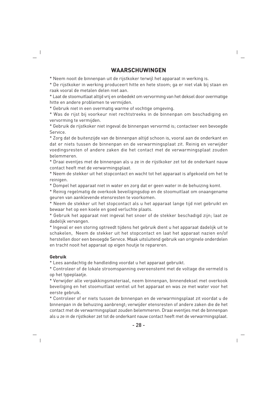 SINBO SCO 5032 User Manual | Page 29 / 82