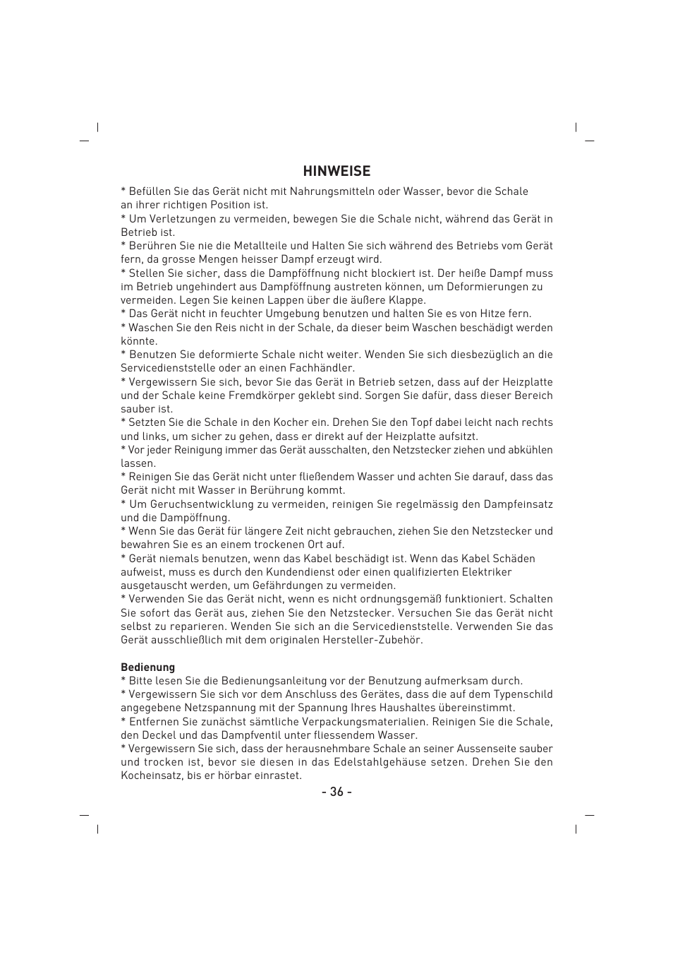 SINBO SCO 5032 User Manual | Page 37 / 82