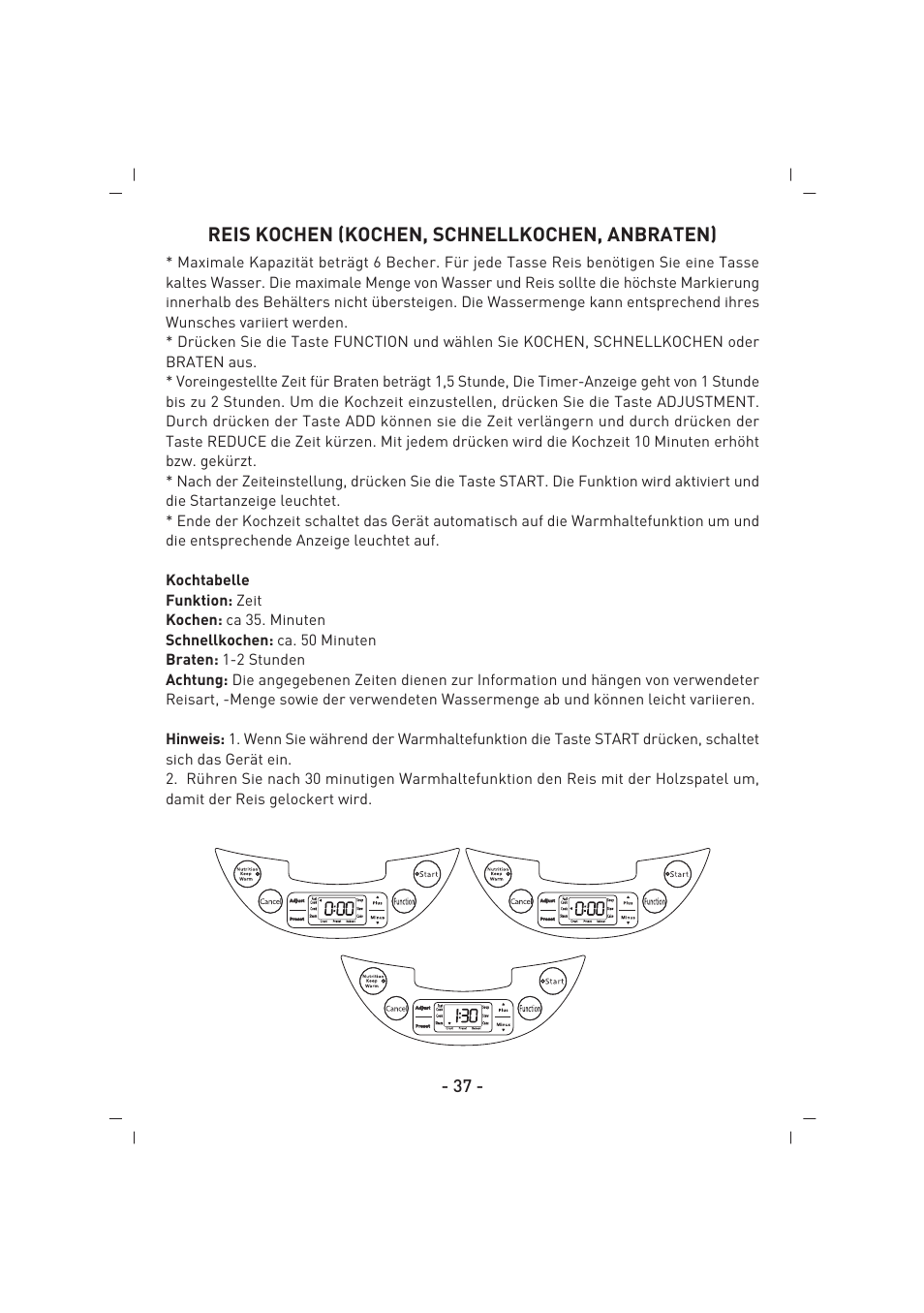 SINBO SCO 5032 User Manual | Page 38 / 82