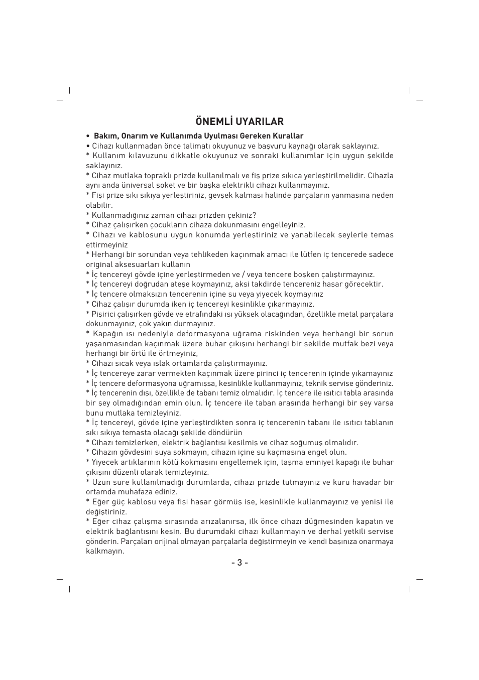 SINBO SCO 5032 User Manual | Page 4 / 82