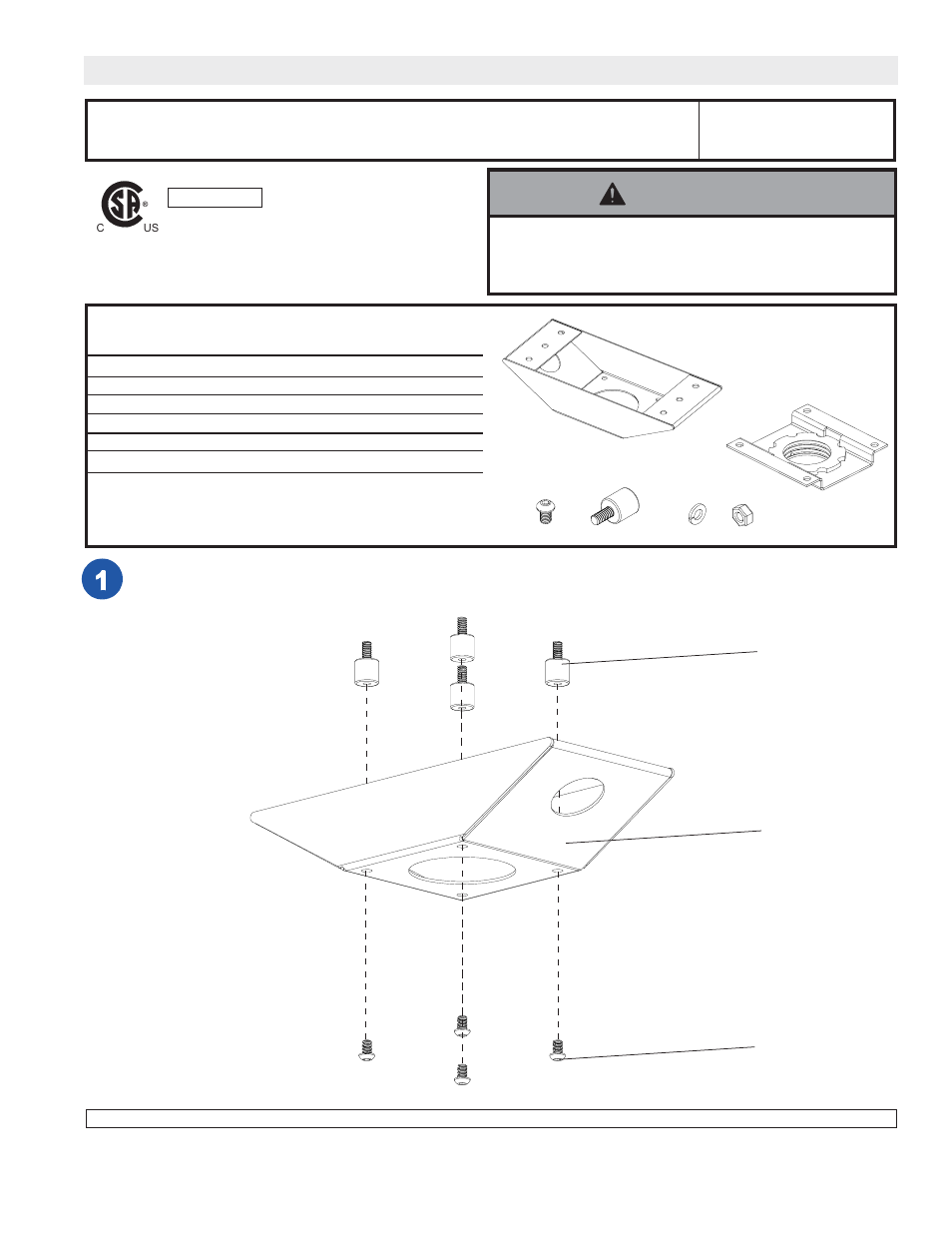 Peerless-AV ACC845 - Installation User Manual | 2 pages