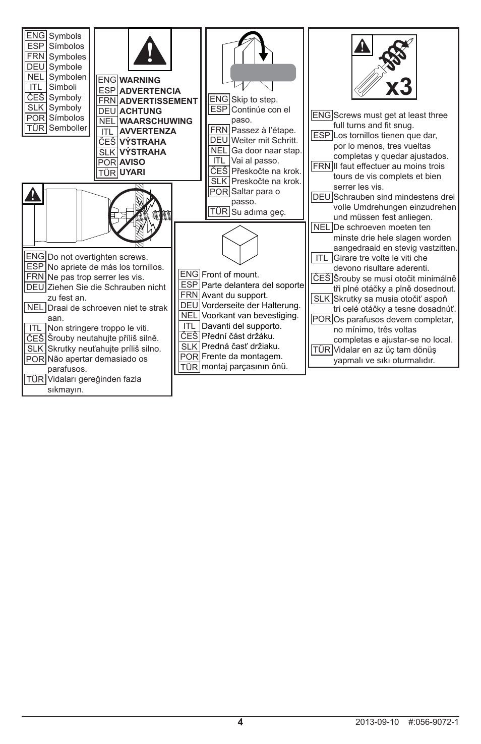 Peerless-AV PRSS-455 - Installation User Manual | Page 4 / 28