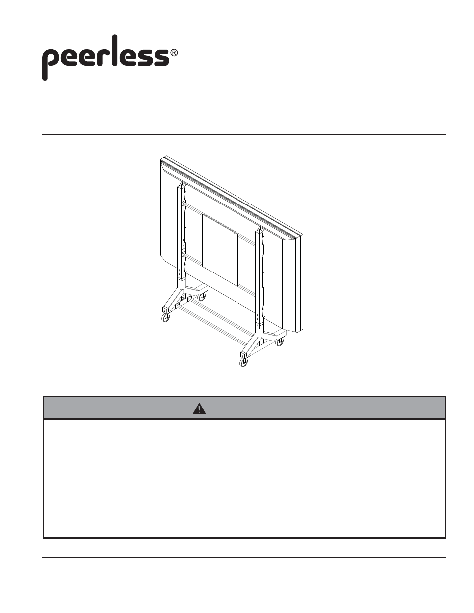 Peerless-AV DS039 - Installation User Manual | 5 pages