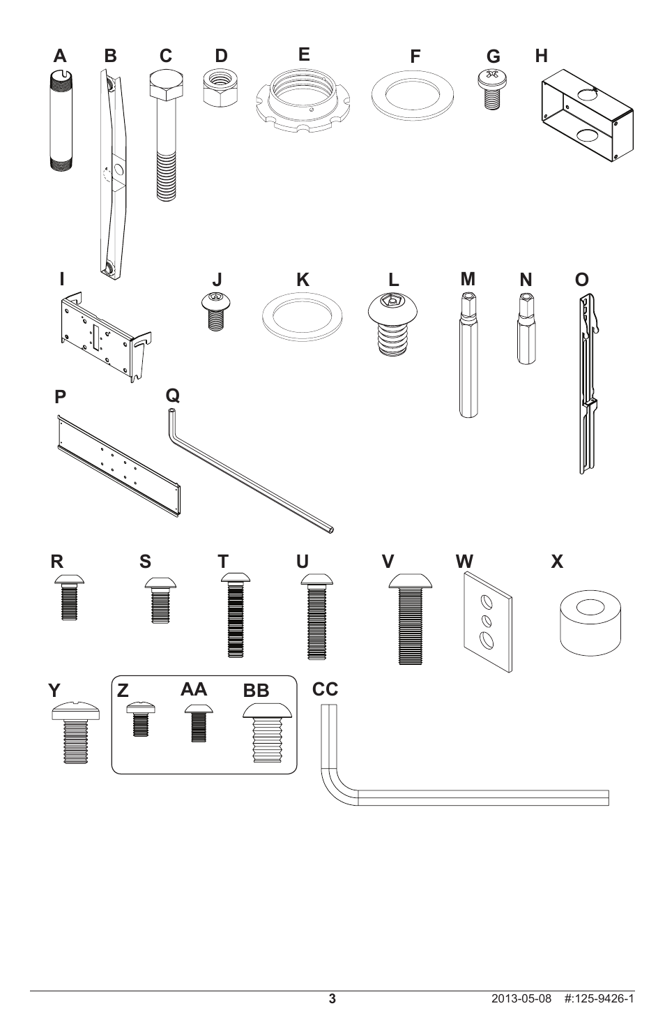 Peerless-AV DST970X2 - Installation User Manual | Page 3 / 8
